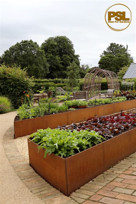 corten steel planter box too hot for plants|corten steel raised bed reviews.